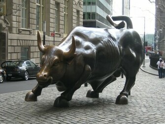 Wall Street Bull Wallpaper