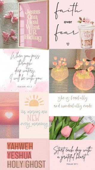 Pink Christian Wallpaper
