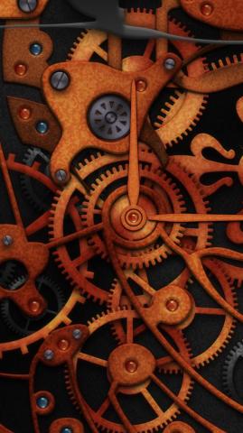 Mechanical Wallpaper For iPhone HD