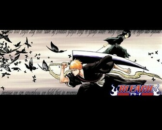 Bleach Kuchiki Rukia Kurosaki Ichigo Wallpaper Hq