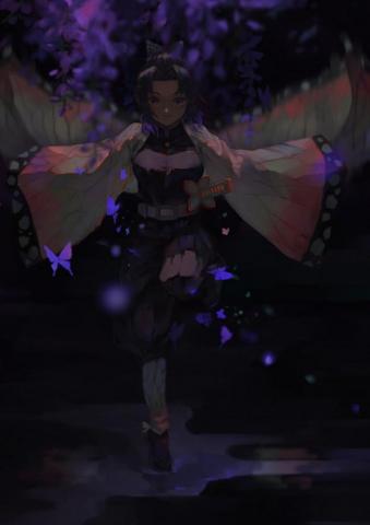 Kochou Shinobu Kimetsu No Yaiba Ninja Anime
