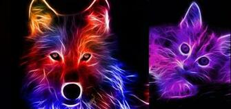 Neon Animal Background Animals Anime
