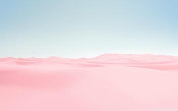 Pink Desert Blue Sky Ultra HD Desktop Background Wallpaper For 4k
