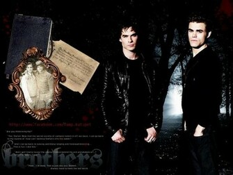 Stefan Damon The Vampire Diaries Desktop And Mobile Wallpaper