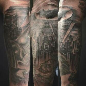 New York City Aka Gotham For This Batman And Joker Background