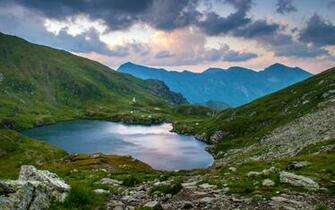 HD Wallpaper Alpine Lake Rock Outdoor Campsite Scenics Nature