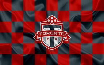 Wallpaper Toronto Fc 4k Logo Creative Art Red Gray