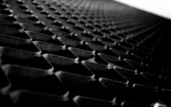 Metal Patterns Grid Grayscale Macro Gates Wallpaper