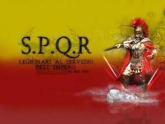 Roman Soldier Wallpaper Spqr