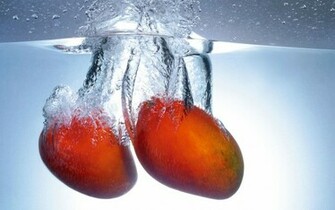Mangos In The Water Wallpaper