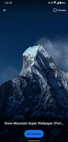 Install Miui Snow Mountain Super Wallpaper On Android