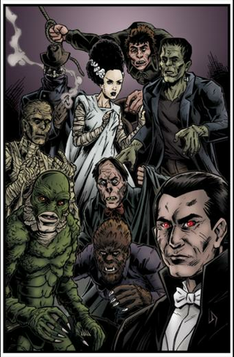 Universal Monsters By Tollbooth10
