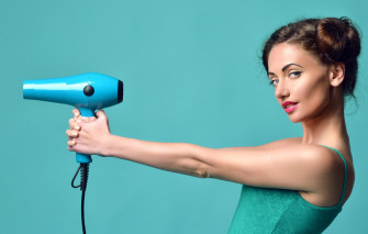 Wallpaper Model Look Makeup Hair Dryer Image For Desktop