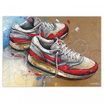 Nike Air Max Anniversary Og University Red Print 50x70cm