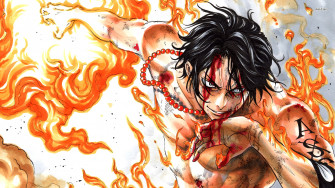 Desktop Wallpaper Portgas D Ace One Piece Anime Boy HD Image