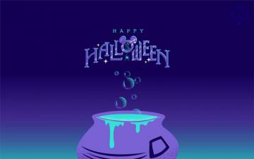 Halloween Cauldron Wallpaper Desktop iPad Disney Parks
