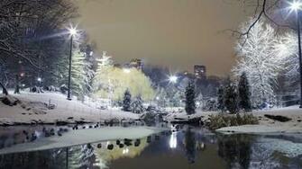 New York Winter Wallpaper Which Is Under The
