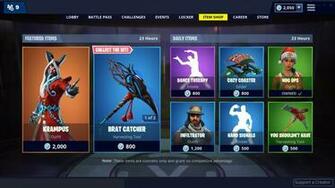 Fortnite Item Shop 24th December Krampus New Skin