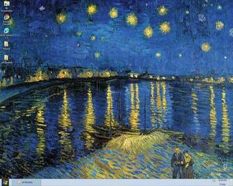 Starry Night Over The Rhone Desktop By Mancipiamariae On
