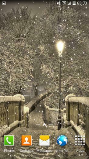 Snow Live Wallpaper Screenshots How Does It Look