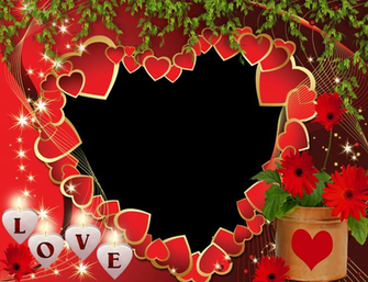 Romantic Love Frames HD Wallpaper Png