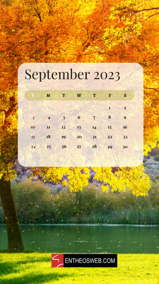 September Calendar Phone Wallpaper Entheosweb