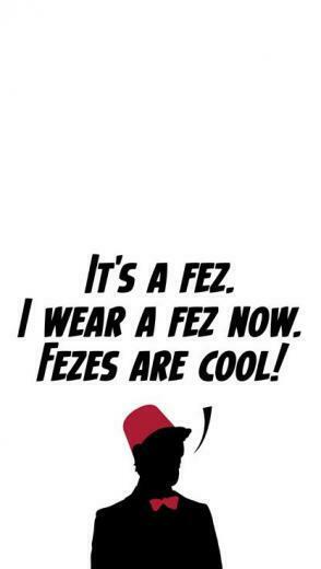 Doctor Who iPhone Wallpaper Fezes Awesome