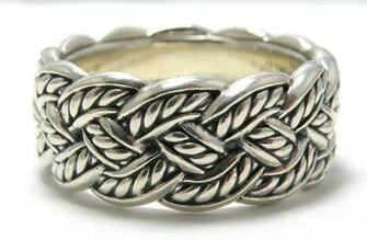 Men S David Yurman Wedding Band Sterling Silver Wallpaper