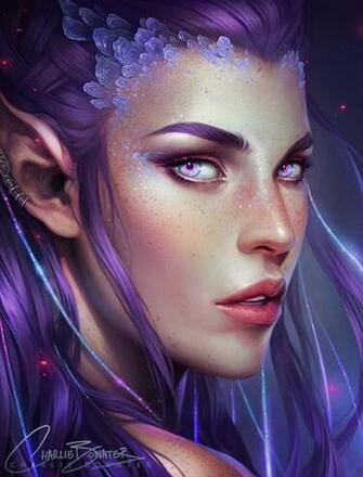 Elf Fantasy Girl Magic Long Hair Face Beauty Wallpaper
