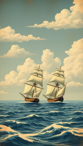 Clipper Ship Wallpaper