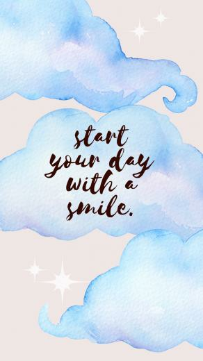 Start Your Day With A Smile iPhone Wallpaper Off The Cusp