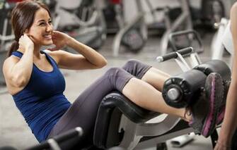 Wallpaper Woman Fitness Gym Abs Sportswear Image For Desktop