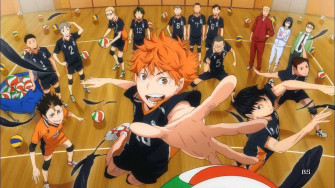 Haikyuu S Hinata Serving Desktop Wallpaper