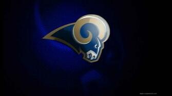 St Luis Rams Ram Head Football Team Logo Wallpaper Click Thumbnail