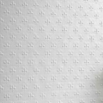 Fleur De Lis Embossed Paintable Wallpaper Anaglypta Original