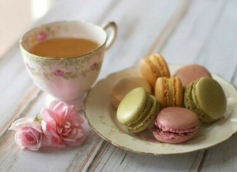 Tea Time Desktop Background Jpg Macarons Are So
