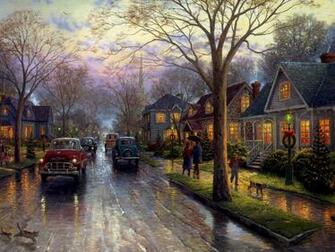 Christmas Painting Wallpaper