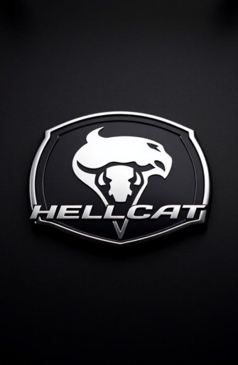 Dodge Hellcat Logo Wallpaper