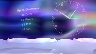 Countdown Clock Screensaver Time Count Up To Christmas And New Year