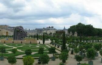Wallpaper France Panorama Palace Greenhouse Versailles Image