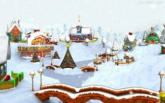 Verse Greetings Card Wallpaper HD Christmas Village