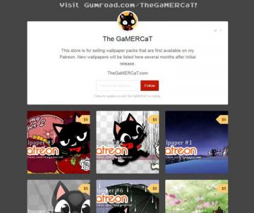 The Gamercat Interested In Past Wallpaper That Were