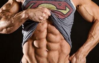 Wallpaper Logo Superman Abs Bodybuilder Image For Desktop