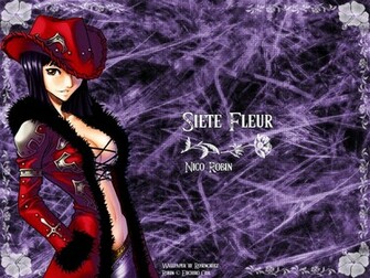 Nico Robin Siete Fleur Wallpaper One Piece Anime