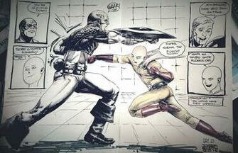 Saitama One Punch Man Hajar Karakter Dc Dan Marvel Comics Baca Unik