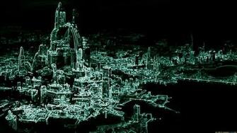 Sci Fi City Computer Wallpaper Desktop Background