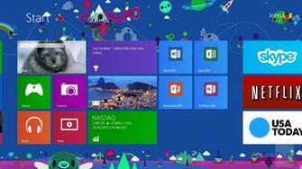 Interface Of The Microsoft Surface Rt Re