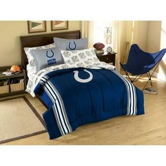 Indianapolis Colts Contrast Full Comforter Bed In A Bag