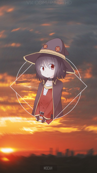 Anime Girl Megumin Kono Subarashii Sekai Ni