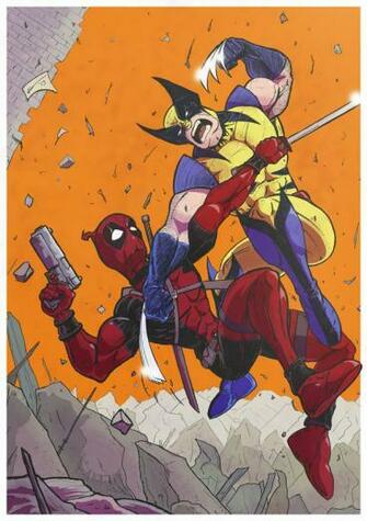 Wolverine Vs Deadpool Wallpaper By